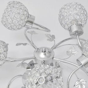 Lustră aplicată SOPHIA 5xE27/15W/230V crom lucios/transparent