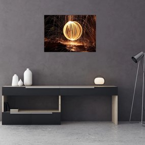 Tablou cu bilă iluminată (70x50 cm), în 40 de alte dimensiuni noi