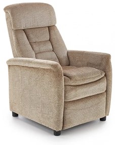 Fotoliu recliner Jordan stofa bej H106 cm