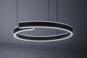 Lustra LED suspendata stil circular Silnora 57cm
