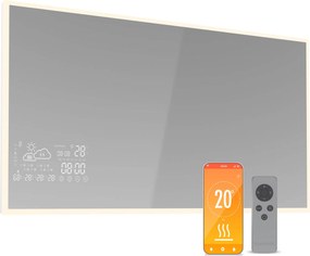 Blumfeldt Încălzitor cu infraroșu, Smart Mirror, Infraroșu, 600 W, IP44