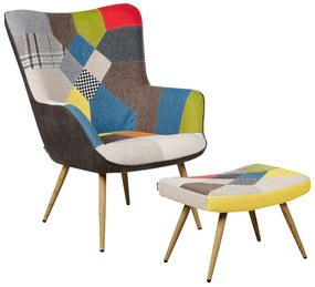 Fotoliu VIADENE (patchwork). 1022888