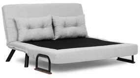 Canapea extensibilă QIRA, 2 locuri, gri