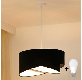 Lustră LED pe cablu Brilagi LYRA 1xE27/15W/230V negru/alb