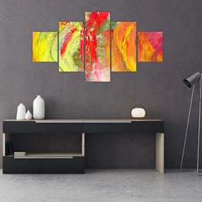 Tablou cu abstracție- pictura (125x70 cm), în 40 de alte dimensiuni noi
