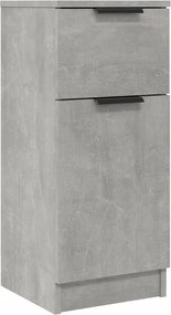 vidaXL Dulap, gri beton, 30x30x70 cm, lemn compozit