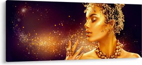 Tablou - Regina de aur (120x50 cm)