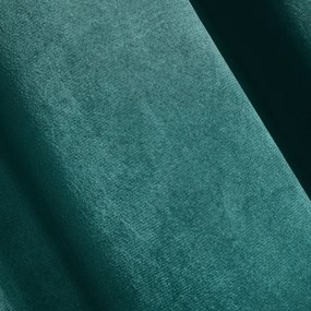 Draperie din catifea opaca turcoaz 140 x 270 cm