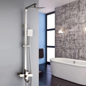 Coloană de Duș Satinată Model LY005 – Design Modern și Funcțional pentru O Baie Elegantă