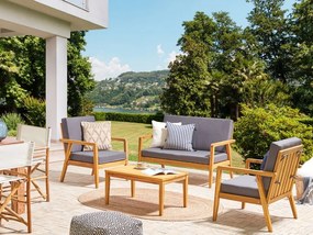 Set mobilier de grădină Palza (lemn deschis). 1081858