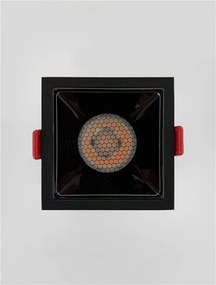 Spot incastrabil LED 13W 3000K Helio negru