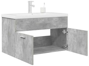 vidaXL Dulap pentru chiuvetă baie cu chiuvetă încorporată și robinet