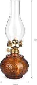 Brilagi - Lampă cu kerosen MERLIN portocalie