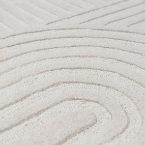 Covor fildeș țesut manual din lână 160x230 cm Zen Garden – Flair Rugs