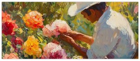 Tablou - Grădinar (120x50 cm)