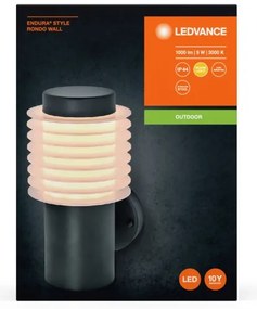 Aplică LED de exterior Ledvance RONDO LED/9W/230V IP44 antracit