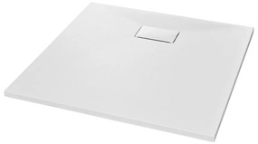 Cadita de dus, alb, 80 x 80 cm, SMC Alb, 80 x 80 cm