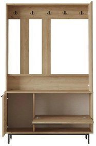 Cuier cu raft pentru pantofi Once Walnut and Oak