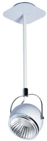 Pendul modern cu spot directionabil Ball alb