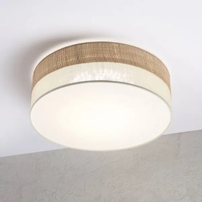 Plafonieră LED SIRJA BOHO LED/36W/230V Ø 45 cm bej/crem