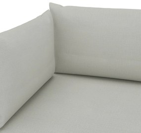 Perne de canapea din paleti, 3 buc., bej, material textil