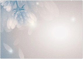 Tablou - Flori înzăpezite (70x50 cm)