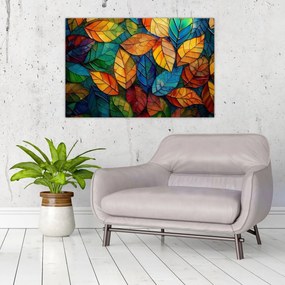 Tablou - Mozaic din frunze (90x60 cm)