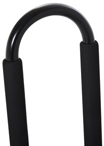 HOMCOM Set 2 Suporturi Universale pentru Caiac/Canoe/Paddleboard, Montare pe Bagaj, Negru, 46x16.5x47cm | Aosom Romania