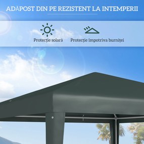 Outsunny Foisor de Gradina 3x3 Impermeabil | Aosom Romania