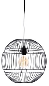 Lampă modernă suspendată neagră 38 cm - Sphaera