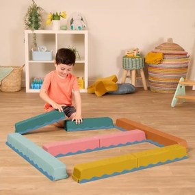 Cursă cu obstacole B-Toys BALANCE & HOP 10 buc.
