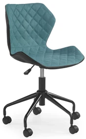Scaun pentru copii Matrix (turcoaz + negru). Promo -6%. 796543