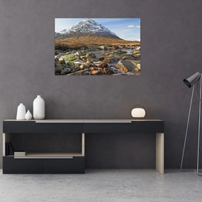 Tablou - Munte cu râu (90x60 cm)