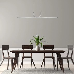 Lustra Suspendata Liniara, LED, Crom, Elia