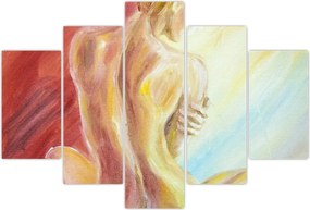 Tablou - Imaginea unei femei care se odihnește, pictură în ulei (150x105 cm)