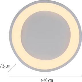 Schöner Wohnen MONTA 14233-16 - Plafonieră LED dimabilă, 21W/230V, alb
