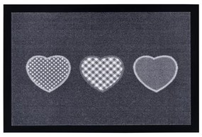 Covoraș intrare Hanse Home Hearts, 40x60 cm, gri