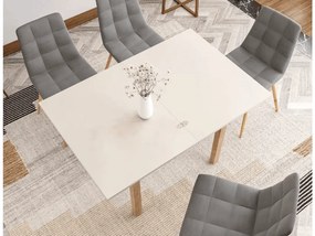 Masa extensibila de dining FLIP 80(160)X80 cm, casmir/dub Cremona Torro