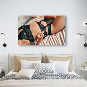 Tablou Canvas Femeie Sexy Lenjerie senzuala - 120x80cm