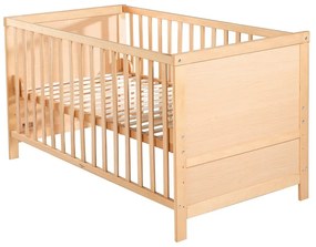 Pătuț în culoare naturală 70x140 cm – Roba