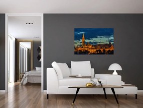 Tablou cu construcție iluminată (90x60 cm)