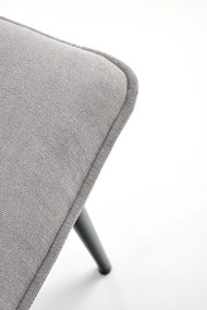 Scaun tapitat K493 gri - H92 cm