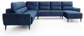 Supermobel Colțar extensibil in forma de U BOSCO, 262x172x98, in forma de U BOSCA, 270x340x98, monilith 37, colţ stânga