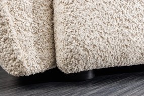 Canapea mare, Tesatura boucle bej sampanie, ROYAL 295cm