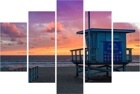 Tablou de pe plaja Santa Monica (150x105 cm)