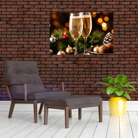 Tablou - Pahar de șampanie (90x60 cm)