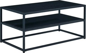 Masuta cafea Symphony A, negru, PAL laminat/metal, 90x50x42 cm