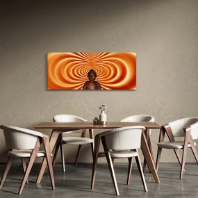 Tablou cu statuie mică (120x50 cm)