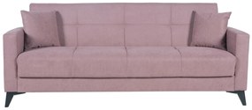 Canapea extensibila Fabio, 3 locuri, 215x82x92 cm, lada depozitare, Mov