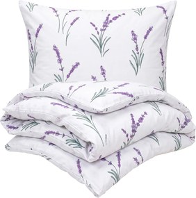 Lenjerie de pat din bumbac 4Home Lavender, 140 x 200 cm, 70 x 90 cm